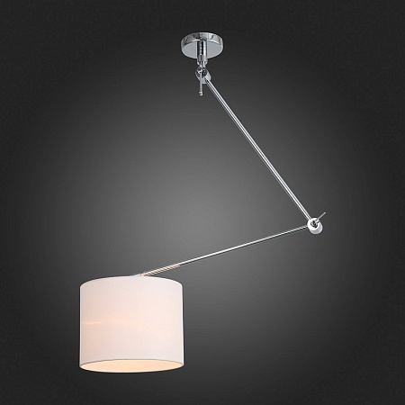Светильник потолочный ST-Luce Хром/Белый E27 1*60W (из 2-х коробок) SL460.102.01 - фото