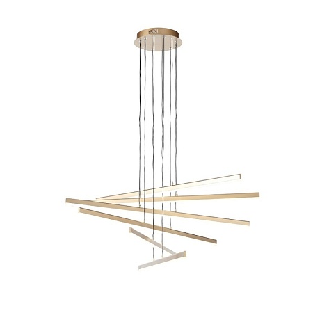 Светильник подвесной ST-Luce Матовое золото/Белый LED 6*16,6W 4000K SL394.223.06 - фото