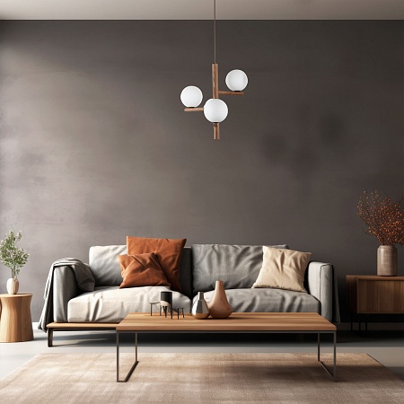 Подвесной светильник TK Lighting 10271 Estera Wood - фото