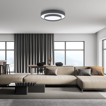 Потолочный светильник Eurosvet 90330/2 серый - фото