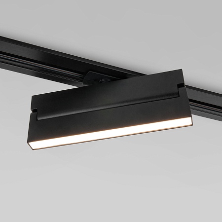 Трековый светильник для однофазного шинопровода Arda черный 20 Вт 4200 K 85016/01 Elektrostandard - фото