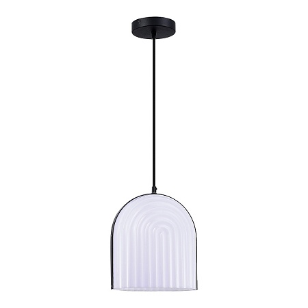 Светильник подвесной ST-Luce Черный/Белый E27 LED 1*7W SL1302.403.01 - фото