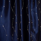 Светодиодная гирлянда Feron CL591 занавес типа Роса 3*3м  + 3м 5000К USB, прозрачный шнур