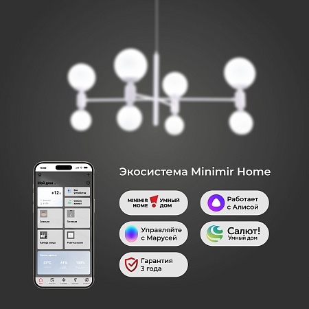 Потолочный светильник Eurosvet 30182/8 белый - фото