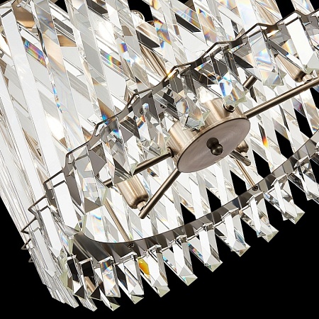 Люстра подвесная ST-Luce Никель/Прозрачный E14 6*40W SL1170.103.06 - фото