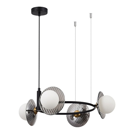 Светильник подвесной ST-Luce Черный/Дымчатый, Белый G9 4*5W 4000K SL1521.403.04 - фото