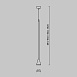 Подвесной светильник Technical Arrow P064PL-01B-1 - фото