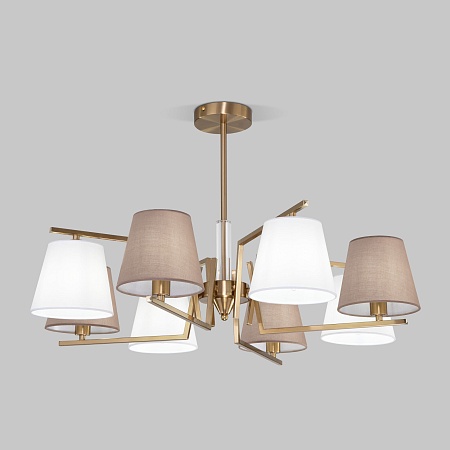 Потолочный светильник Eurosvet 60149/8 латунь - фото