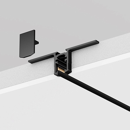 Шинопровод встраиваемый под гкл 9,5 мм 2 м levity Technical Busbar trunkings Levity TRX184-122B - фото