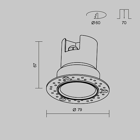 Потолочный светильник Outdoor O501DL-L5W3K - фото