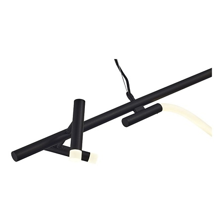 Светильник подвесной ST-Luce Черный/Черный LED 2+1*3+11W 4000K SL6118.403.03 - фото