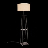 Торшер ST-Luce Черный, Коричневый/Бежевый E27 1*40W (из 2-х коробок) SLE302.405.01