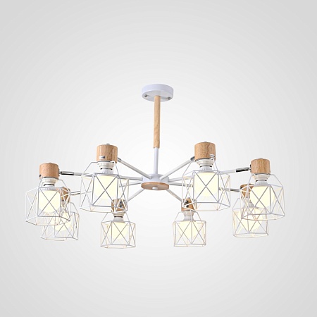 Потолочная Люстра Corf B3 White 8 Lamps Imperiumloft 189481-26 - фото