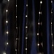 Светодиодная гирлянда Feron CL26 занавес Водопад  2*2м  + 3м 230V 5000К с контроллером, c питанием от сети, прозрачный шнур - фото