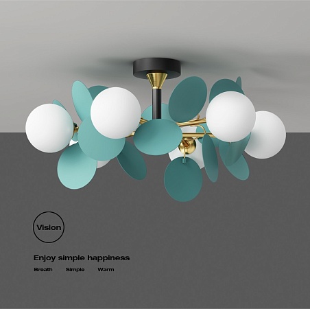 Люстра На Штанге Matisse Blue D55 Imperiumloft 191900-26 - фото