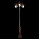 Светильник уличный наземный ST-Luce Кофейный/Кофейный, Прозрачный E27 3*60W SL083.705.03 - фото