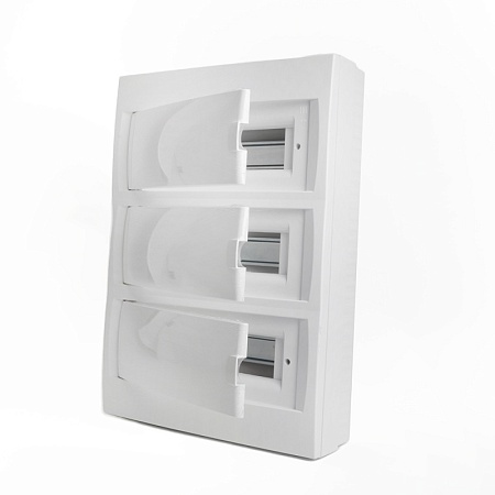Бокс настенный STEKKER EBX50-3/36-40 36 модулей, белый, пластик, серия Standart - фото