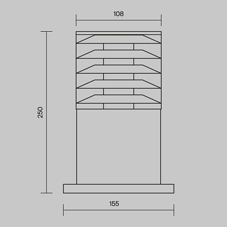 Ландшафтный светильник Outdoor Bronx O576FL-01B1 - фото