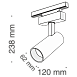 Трековый светильник Technical FOCUS LED TR019-2-15W4K-B - фото