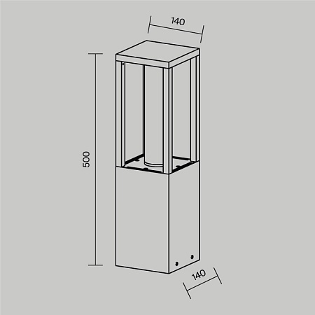 Ландшафтный светильник Outdoor O480FL-L12B3K - фото