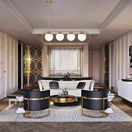 Подвесной светильник Eurosvet 50089/4 золото - фото