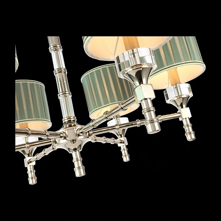 Люстра подвесная ST-Luce Никель/Оливковый E14 6*40W SL1121.103.06 - фото