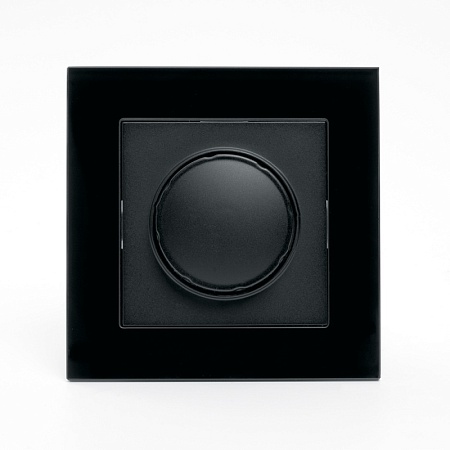 Выключатель диммирующий, STEKKER, GLS10-7006-05, 250В, 500W, серия Катрин, черный - фото