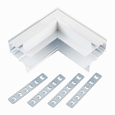 Внутренний угол-соединитель для встраиваемого магнитного шинопровода под ГКЛ 12мм ST-Lu ST007.549.12 - фото