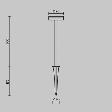 Ландшафтный светильник Outdoor O503FL-L4B3K - фото