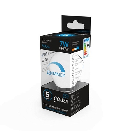 Светодиодная лампа GAUSS 105102307-D_GAUSS - фото