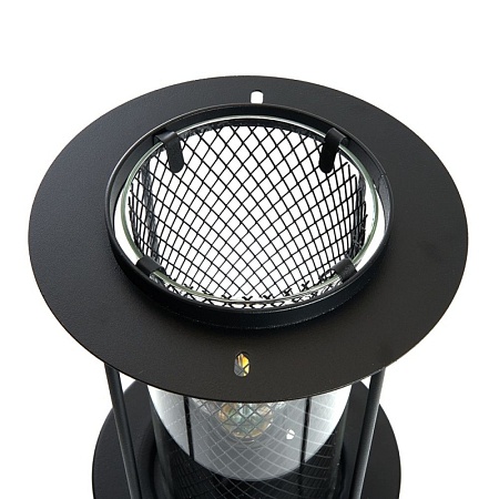 Светильник садово-парковый Feron PL724  на постамент 60W 230V E27, черный - фото