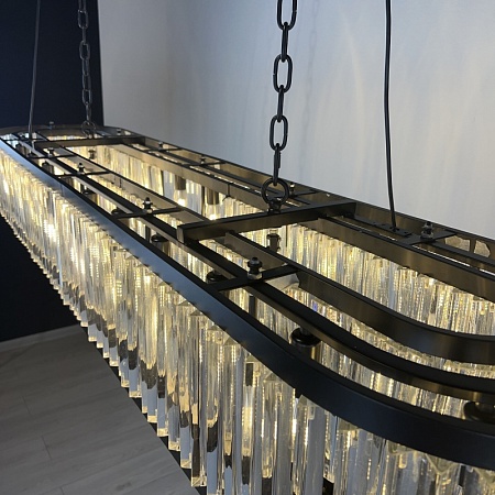 Люстра Rh 1920S Odeon Clear Glass Black 180 Imperiumloft 248522-22 - фото