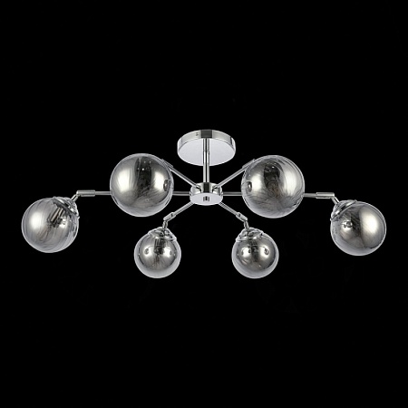 Светильник потолочный Хром/Дымчатый E14 6*40W SLE102202-06 - фото