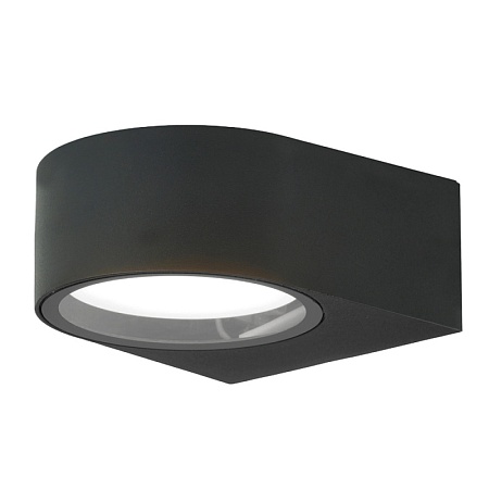 Светильник садово-парковый Feron DH1201,на стену, GX53 230V, черный - фото