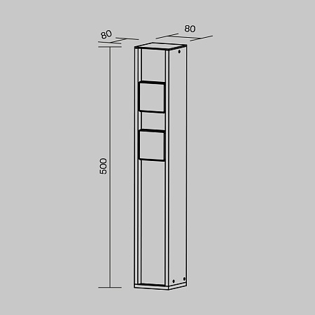 Уличная розетка Outdoor Socket O459FL-GF02SC - фото