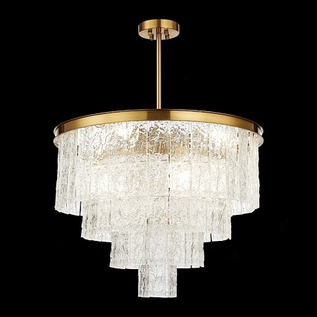 Люстра потолочная ST-Luce Латунь/Прозрачный E14 8*60W SL1230.302.08 - фото