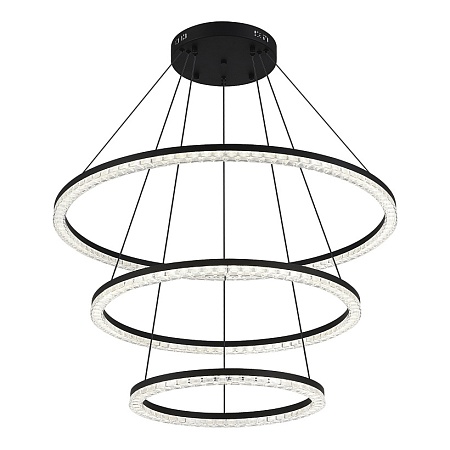 Светильник подвесной ST-Luce черный/прозрачный LED 1*130W 4000K SL1018.403.03 - фото