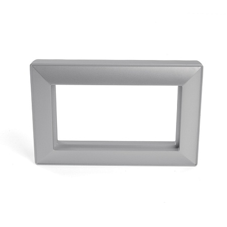 Рамка  2-местная (без перемычки),  пластик, STEKKER, PFR00-7012-08, серия Катрин, золото - фото