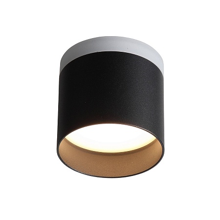 Светильник потолочный Черный LED 1*12W 3000K 936Lm Ra>80 120° IP20 D100xH90 170-240V ST102.402.12 - фото