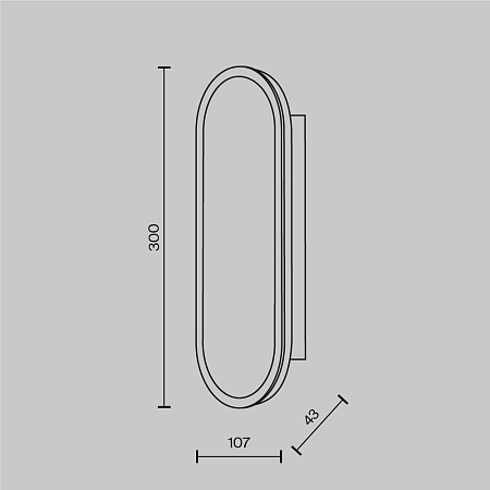 Настенный светильник (бра) Maytoni MOD429WL-L15BSK - фото