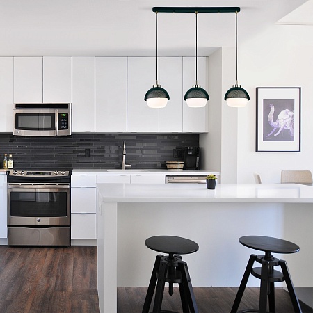 Подвесной акцентный светильник Eurosvet 50106/3 античная бронза/черный - фото