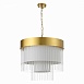 Люстра подвесная ST-Luce Золотистый/Белый, Прозрачный E14 9*40W SL1352.203.09 - фото