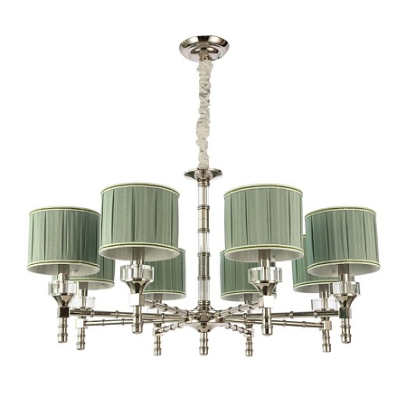 Люстра подвесная ST-Luce Никель/Оливковый E14 8*40W SL1121.103.08 - фото