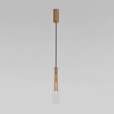 Подвесной светильник Eurosvet 50254/1 LED латунь - фото