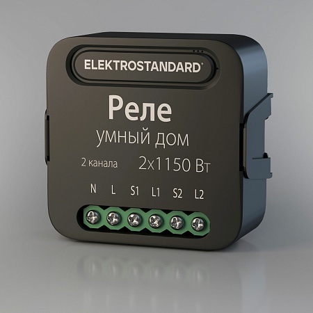 Умное двухканальное реле 76007/00 Elektrostandard - фото