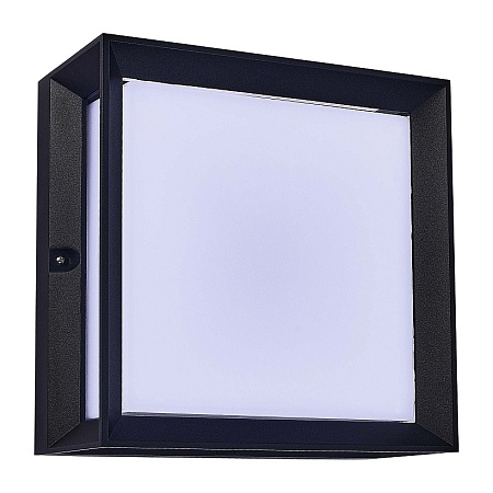 Светильник уличный потолочный ST-Luce Черный/Белый LED 1*12W 3000K SL077.402.01 - фото