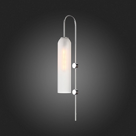 Светильник настенный ST-Luce Хром/Белый E27 1*60W SL1145.151.01 - фото