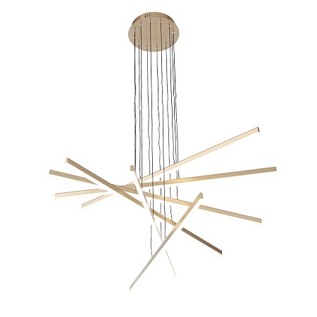 Светильник подвесной ST-Luce Матовое золото/Белый LED 6*16,6W 4000K SL394.223.06 - фото