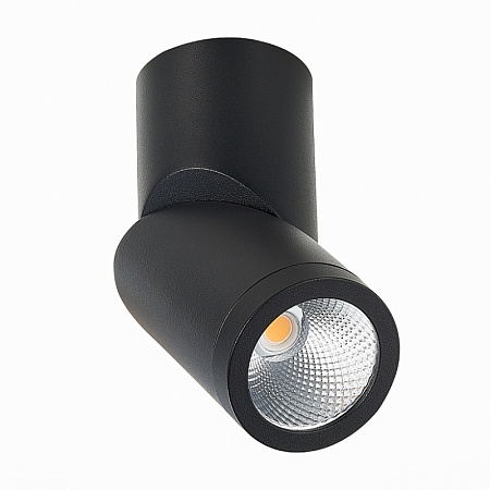 Светильник потолочный Черный LED 1*10W 4000K 800Lm Ra>90 38° IP44 D62xH151 165-265V ST650.442.10 - фото