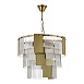 Светильник подвесной Латунь/Золотистый, Прозрачный E14 7*40W SLE1123-303-07 - фото